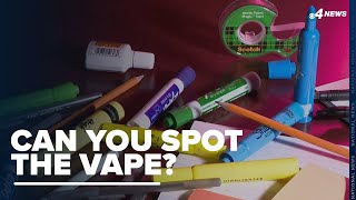 Vapes disguised as school supplies worry parents teachers [upl. by Gahl]