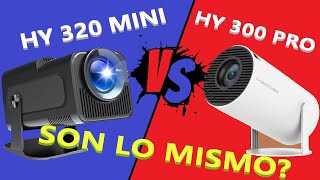 PROYECTOR HY 320 MINI VS HY 300 PRO ¿SON LO MISMO [upl. by Allimac]