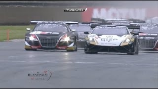 Blancpain Sprint Series  Nogaro  Qualifying Race Short Highlights [upl. by Sucramej448]