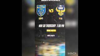 Kerala blasters FC vs FC Goa [upl. by Anyr667]