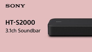 Sony HTS2000 Official Product Video  Official Video [upl. by Cooke]