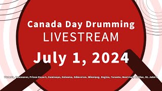 Canada Day Drumming 2024 [upl. by Yecrad]