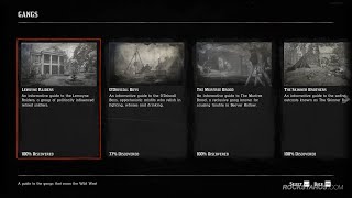 All 6 Gangs Compendium  Red Dead Redemption 2 [upl. by Aropizt]