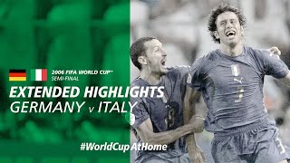 Germany 02 Italy  Extended Highlights  2006 FIFA World Cup [upl. by Ltney]