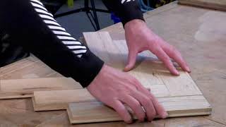 What is Parquet Wood Flooring and How to Install it in a herringbone pattern [upl. by Hume]