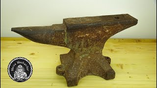 1940s Fisher Anvil Restoration  Making an Anvil Stand [upl. by Gardal170]