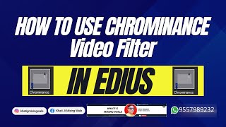 How to Use Chrominance Video Filter khatigmixingwale [upl. by Isewk]