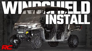 Installing CanAm Defender Windshield [upl. by Perrine]