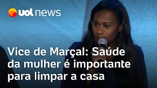 Vice de Pablo Marçal diz que saúde da mulher é importante para limpar a casa [upl. by Einneg]