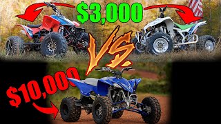 We Bought Used Quads For 3K and Compared Them To a Brand New YFZ450R  Top Quad S1 E1 [upl. by Earley674]