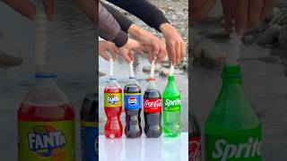 Experiment Mentos and Coke vs Fanta vs Pepsi vs Sprite in Action 🔥experiment [upl. by Chak]