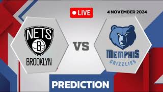 Brooklyn Nets VS Memphis Grizzlies  NBA Match Prediction  Basketball Match Prediction [upl. by Ronnholm]