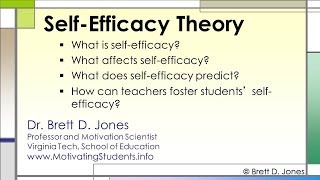 SelfEfficacy Theory v1 [upl. by Sosthina]