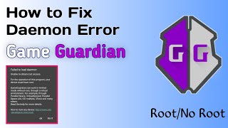 How to fix Failed to Load Daemon Error Game Guardian 2024 [upl. by Therron207]