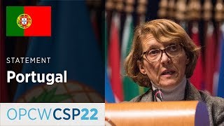 Portugal Statement by Ms Rosa Batoréu at CSP22 [upl. by Irakab]