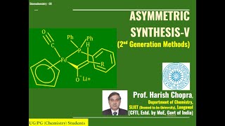 Asymmetric SynthesisV Second Generation MethodsII  Prepare for JEE NEET JAM NET [upl. by Ettenyar]