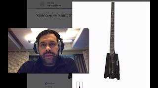 EMG pickups vs Bartolini on a Steinberger Spirit bass [upl. by Damali836]