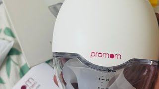 Promom Smart Wearable Breast Pump  Unboxing [upl. by Einnahpets]