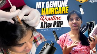 My Hair Care Routine After PRP Treatment  Tips for Healthy Hair Growth haircare hair [upl. by Namsu805]