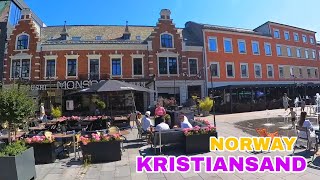 Kristiansand Norway  Virtual Walk 2023 [upl. by Jaqitsch871]