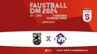 HIGHLIGHTS Faustball DM 2024  Halbfinale 2 TSV Pfungstadt  TV 1880 Käfertal [upl. by Eiralc]