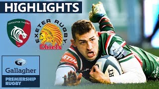 Leicester v Exeter HIGHLIGHTS  Huge Comeback In 50 Point Game  Gallagher Premiership [upl. by Atiner702]