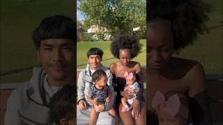 Us as a family🤣 viral shortsvideo lilg4 shorts theromerofamily [upl. by Noryd]