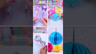 4 DIY Paper craft ideas shorts art craft papercraft diy miniature love innovacrafts [upl. by Ytteb]