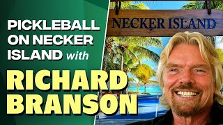 Richard Branson Necker Island Pickleball Forum amp ProAm [upl. by Nac]