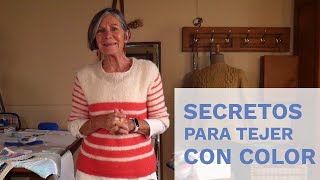 Secretos para Tejer con Color 🌈 Aprende a Tejer Fácil y Bien  Lucila [upl. by Carmon]