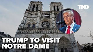 Trump to attend Notre Dame after yearslong renovation [upl. by Caruso618]