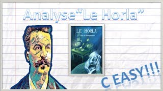 Analyse du Horla par Maupassant [upl. by Enymsaj]