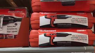 Shopping for a Ramset concrete nail gun at Home Depot [upl. by Dieter602]