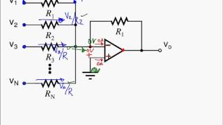 Inverting amplifier circuit [upl. by Teemus]