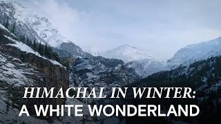 Watch How Snowfall Turns Himachal Pradesh into a Breathtaking Winter Wonderland [upl. by Grobe723]