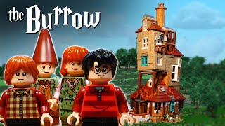 LEGO Harry Potter  The Burrow in 3 minutes stopmotion [upl. by Inram]