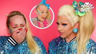 Transforming into Jojo Siwa with Brittany Broski [upl. by Aguste]