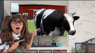 Herbivore Farm Animals for Kids  Farm Animals Come Out of the TV [upl. by Pavlish]