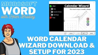 Word Calendar Wizard  Setup to work in 2023 READ THE PINNED COMMENT FOR NEW DOWNLOAD LINK [upl. by Knute770]