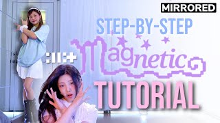 TUTORIAL ILLIT 아일릿 Magnetic’ Dance StepByStep Explained  MIRRORED [upl. by Stephanie]