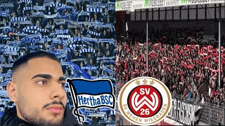 Wiesbaden vs Hertha Stadionvlog 🏟 Erstes Mal 2 Bundesliga 😍 [upl. by Ahsaz714]