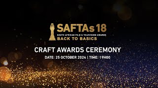 18th South African Film and Television Awards  Craft Live Stream [upl. by Iemaj]