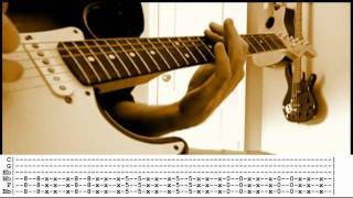 Sick Puppies  Youre Going Down guitar cover WITH TABS [upl. by Ueih]