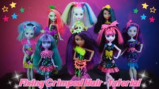 Electrified Fixing Crimped Hair  Tutorial [upl. by Yeuh]