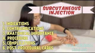 PEDIATRICS Subcutaneous Injection Skills Demo [upl. by Novehc]