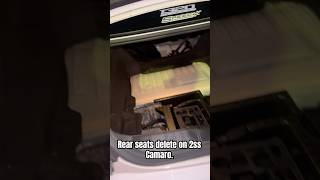 Rear seat delete on 2016 Camaro 2ss MostHated MostHateddLo [upl. by Stratton788]