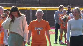 Post University Womens Soccer Senior Day 2024 101924 [upl. by Orren]