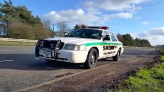 Walkaround of Palm Beach County Sheriff car on UK roads [upl. by Aisila]