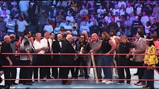 Legends Reunion at RAW Homecoming featuring Dusty Rhodes Billy Graham amp others RAW OCT 03 2005 [upl. by Ahsoet]