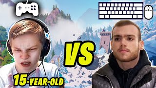 MoneyMaker vs Mongraal 1v1  Pro Controller player vs Pro MnK player Fortnite [upl. by Wolbrom]